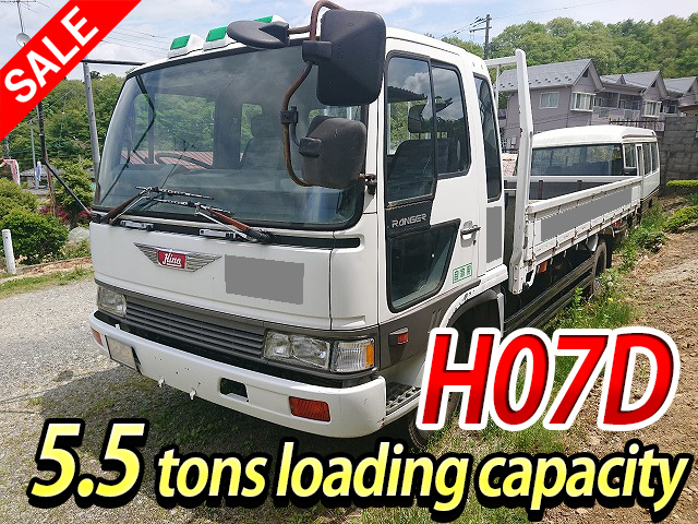 HINO Ranger Flat Body U-GD3HJAA (KAI) 1991 206,776km