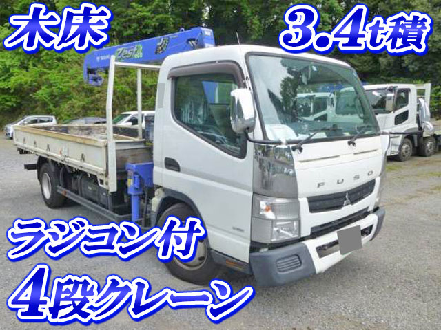 MITSUBISHI FUSO Canter Truck (With 4 Steps Of Cranes) TKG-FEB80 2014 152,786km