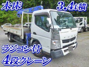 MITSUBISHI FUSO Canter Truck (With 4 Steps Of Cranes) TKG-FEB80 2014 152,786km_1