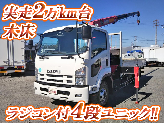 ISUZU Forward Truck (With 4 Steps Of Unic Cranes) SKG-FRR90S1 2012 22,433km