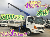 HINO Ranger Truck (With 4 Steps Of Cranes) TKG-FC9JKAP 2013 31,382km_1