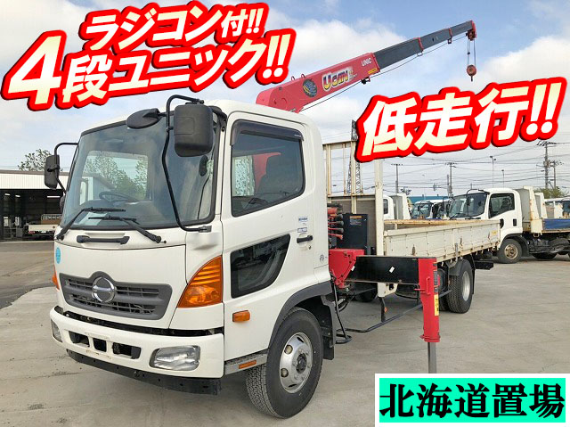 HINO Ranger Truck (With 4 Steps Of Unic Cranes) TKG-FC9JKAP 2013 54,824km