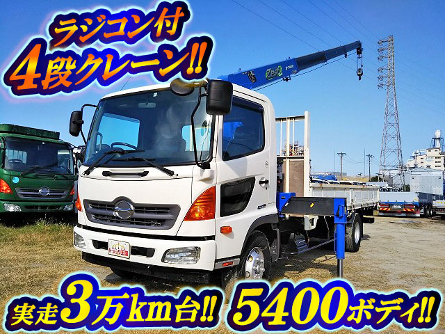 HINO Ranger Truck (With 4 Steps Of Cranes) TKG-FC9JKAP 2013 37,145km