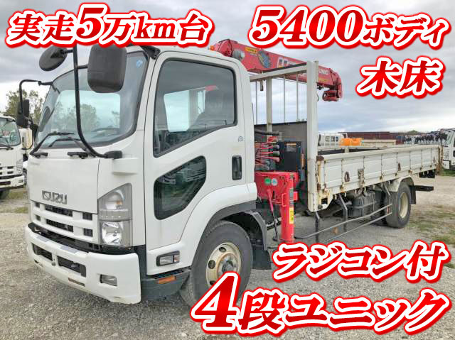 ISUZU Forward Truck (With 4 Steps Of Unic Cranes) TKG-FRR90S1 2013 56,563km