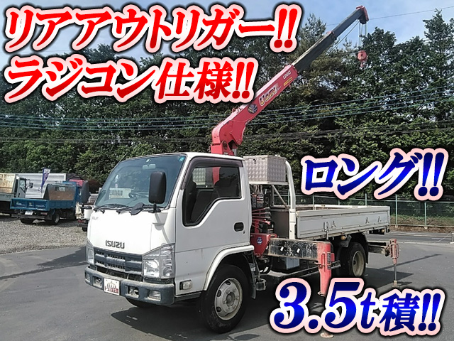ISUZU Elf Truck (With 3 Steps Of Unic Cranes) TKG-NKR85R 2013 74,444km
