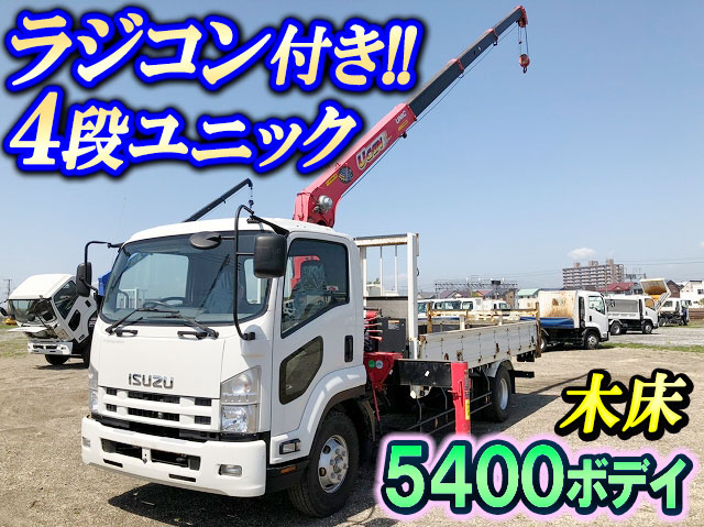 ISUZU Forward Truck (With 4 Steps Of Unic Cranes) TKG-FRR90S1 2013 61,766km