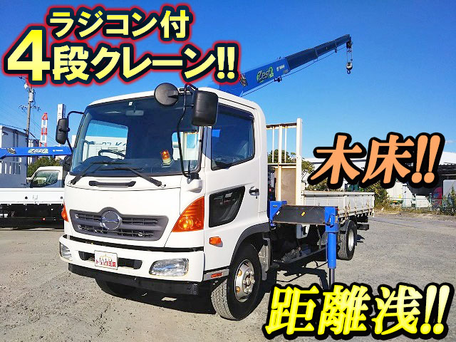 HINO Ranger Truck (With 4 Steps Of Cranes) TKG-FC9JKAP 2013 42,438km