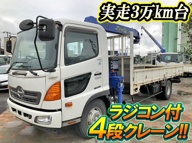 HINO Ranger Truck (With 4 Steps Of Cranes) TKG-FC9JKAP 2013 31,731km