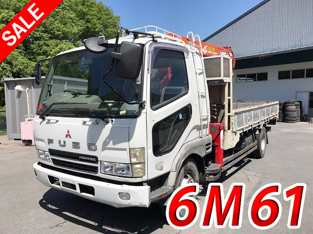 MITSUBISHI FUSO Fighter Truck (With 4 Steps Of Unic Cranes) KK-FK61HH 2004 92,150km