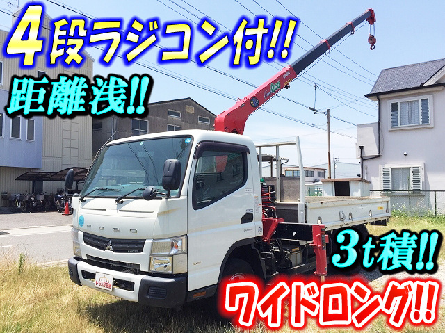 MITSUBISHI FUSO Canter Truck (With 4 Steps Of Unic Cranes) TKG-FEB50 2014 39,938km