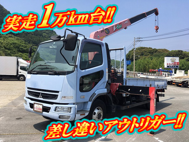 MITSUBISHI FUSO Fighter Truck (With 3 Steps Of Unic Cranes) PDG-FK71R 2008 17,371km