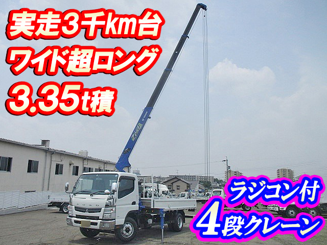 MITSUBISHI FUSO Canter Truck (With 4 Steps Of Cranes) TKG-FEB80 2014 3,704km