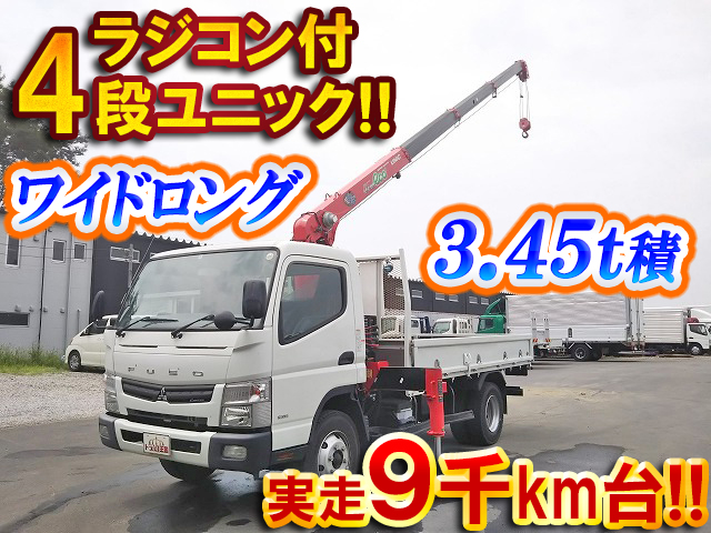 MITSUBISHI FUSO Canter Truck (With 4 Steps Of Unic Cranes) TKG-FEB80 2012 9,020km