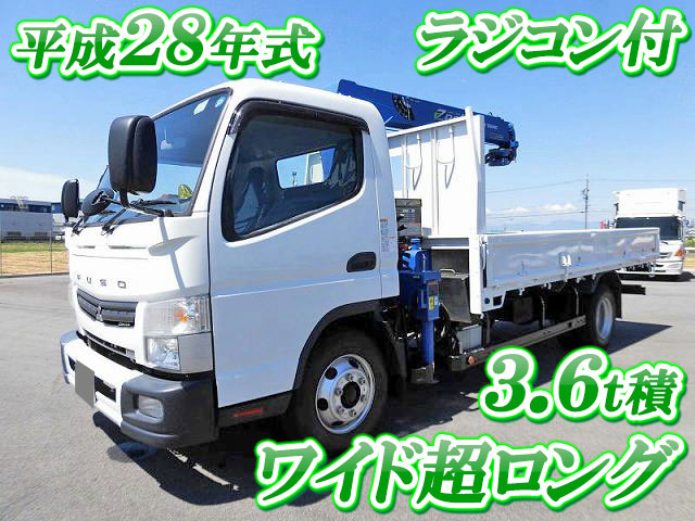 MITSUBISHI FUSO Canter Truck (With 3 Steps Of Cranes) TKG-FEB90 2016 34,000km