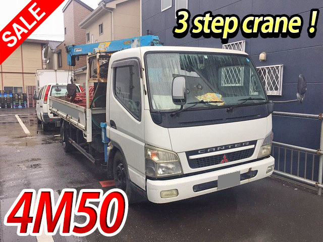 MITSUBISHI FUSO Canter Truck (With 3 Steps Of Cranes) PA-FE83DGN 2006 718,413km