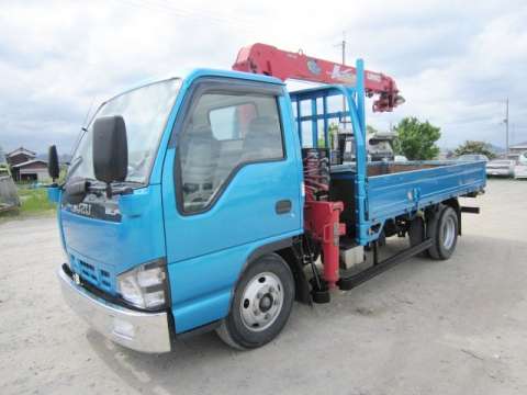 ISUZU Elf Truck (With 4 Steps Of Cranes) PB-NKR81AR 2005 71,531km