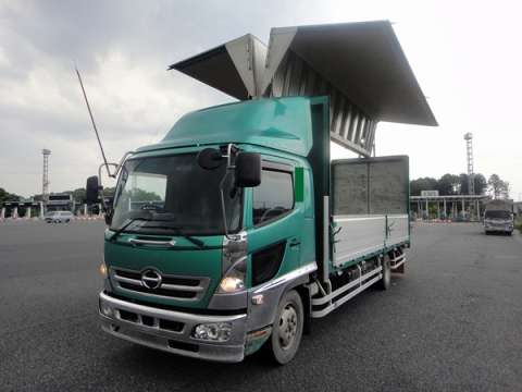 HINO Ranger Aluminum Wing PB-FD7JLFA 2005 424,794km