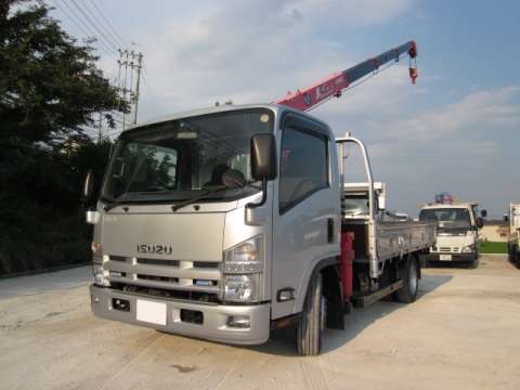 ISUZU Elf Truck (With 4 Steps Of Cranes) BDG-NPR85AR 2007 24,520km