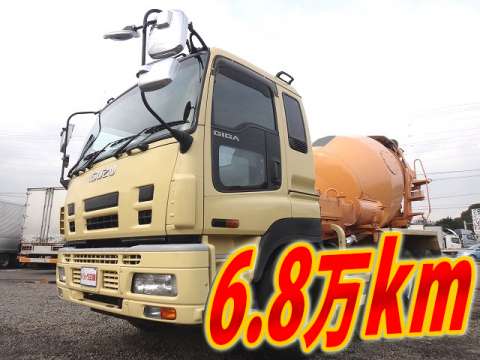 ISUZU Giga Mixer Truck PDG-CXZ77K8 2008 68,095km