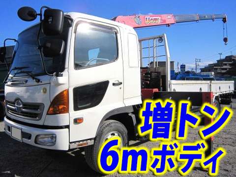 HINO Ranger Truck (With 4 Steps Of Unic Cranes) ADG-FE7JMWA 2006 56,698km