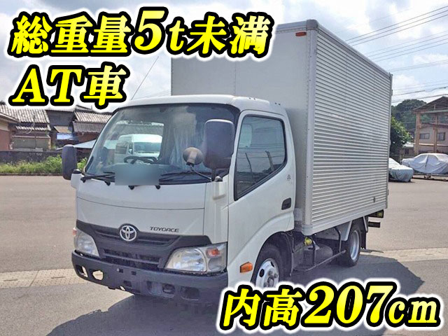 TOYOTA Toyoace Aluminum Van TKG-XZC605 2013 117,319km