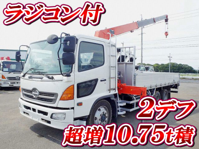 HINO Ranger Truck (With 3 Steps Of Cranes) BDG-GK8JLWA 2009 886,999km