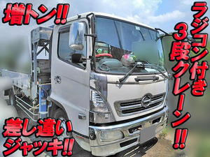 HINO Ranger Truck (With 3 Steps Of Cranes) KL-FJ1JGEA 2002 757,000km_1