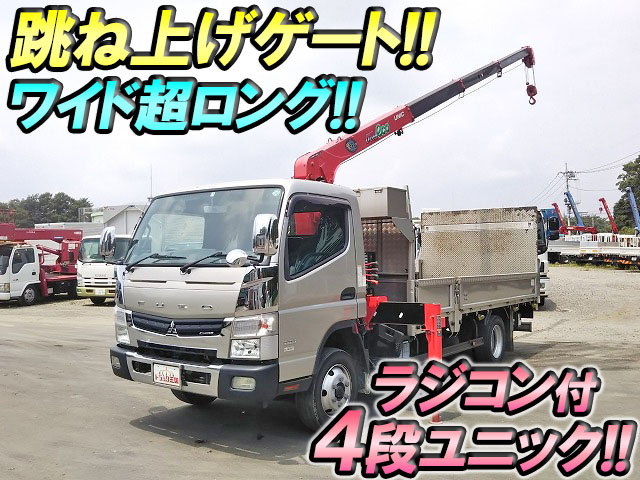 MITSUBISHI FUSO Canter Truck (With 4 Steps Of Unic Cranes) TKG-FEB80 2014 254,546km