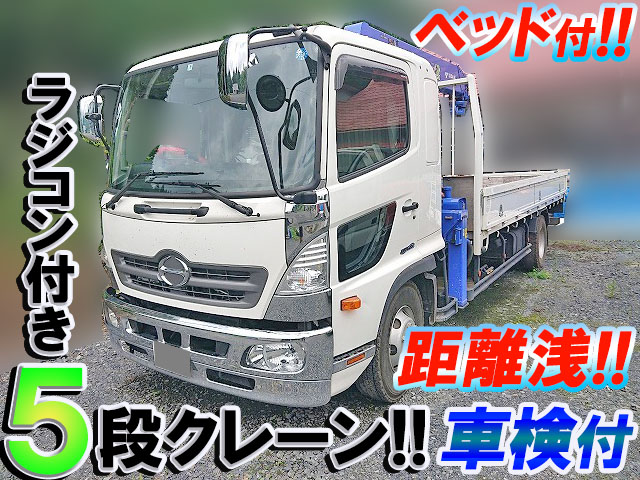 HINO Ranger Truck (With 5 Steps Of Cranes) TKG-FD9JLAA 2016 19,000km