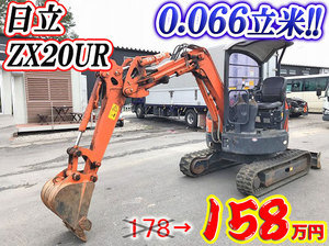 HITACHI Others Mini Excavator ZX20UR 2014 1,039h_1