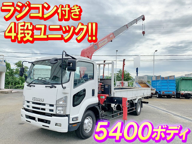 ISUZU Forward Truck (With 4 Steps Of Unic Cranes) TKG-FRR90S1 2014 30,791km