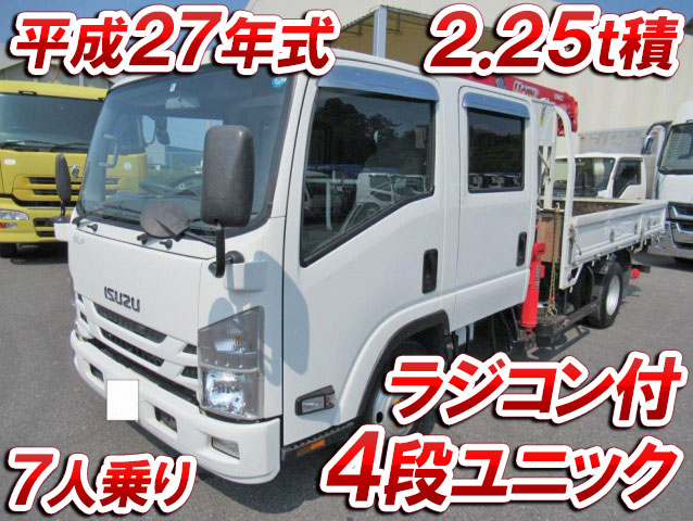 ISUZU Elf Double Cab (with crane) TRG-NPR85AR 2015 69,000km