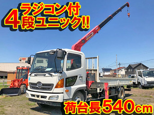 HINO Ranger Truck (With 4 Steps Of Unic Cranes) TKG-FC9JKAP 2013 53,068km_1