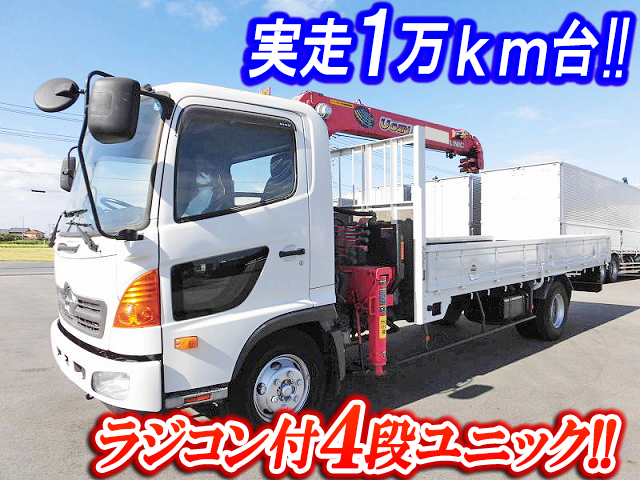 HINO Ranger Truck (With 4 Steps Of Unic Cranes) TKG-FC9JKAP 2013 17,000km