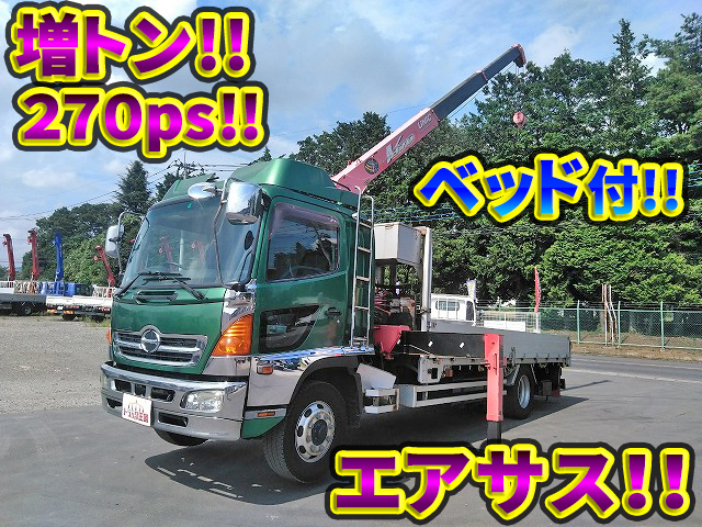 HINO Ranger Truck (With 3 Steps Of Cranes) BDG-FE8JLWG 2007 743,823km