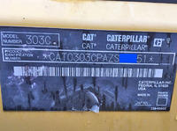 CAT  Mini Excavator 303CCR 2007 1,235h_34