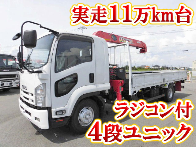 ISUZU Forward Truck (With 4 Steps Of Unic Cranes) TKG-FRR90S2 2013 115,000km