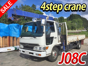 HINO Ranger Truck (With 4 Steps Of Cranes) KK-FD1JKDA 2000 464,701km_1