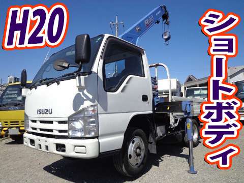 ISUZU Elf Truck (With 3 Steps Of Cranes) BKG-NKR85A 2008 299,913km