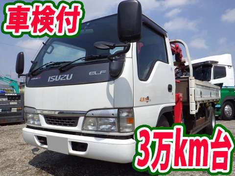 ISUZU Elf Truck (With 3 Steps Of Unic Cranes) KR-NKR81LR 2003 34,875km