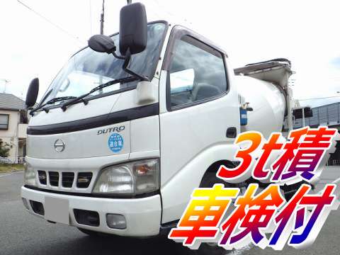 HINO Dutro Mixer Truck KK-XZU301E 2002 137,500km