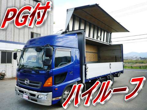 HINO Ranger Aluminum Wing PB-FD7JLFA 2004 407,258km