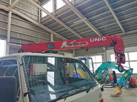 ISUZU Elf Truck (With 3 Steps Of Unic Cranes) U-NPR66LR 1990 57,396km_10