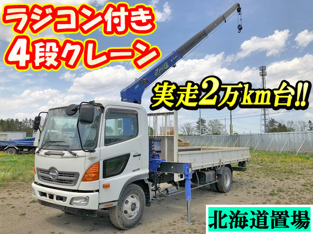 HINO Ranger Truck (With 4 Steps Of Cranes) TKG-FC9JKAP 2013 21,938km