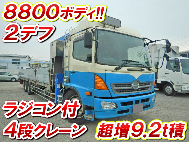 HINO Ranger Truck (With 4 Steps Of Cranes) LDG-GK8JWAA 2010 646,655km