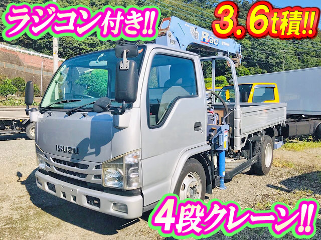 ISUZU Elf Truck (With 4 Steps Of Cranes) PDG-NKR85YN 2009 177,013km