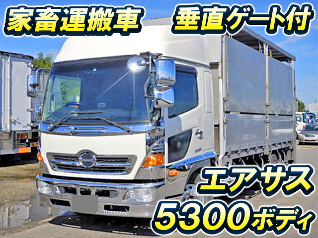 HINO Ranger Cattle Transport Truck TKG-FD7JJAG 2013 734,044km