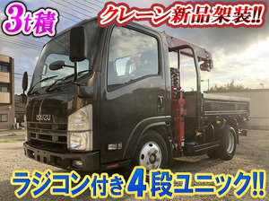 ISUZU Elf Truck (With 4 Steps Of Unic Cranes) TKG-NMR85R 2014 89,009km_1