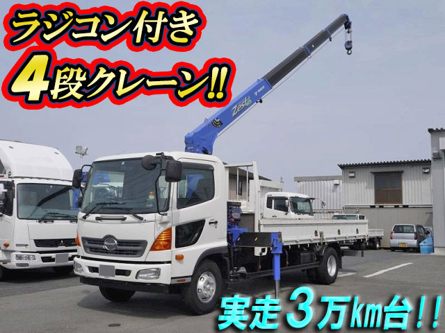 HINO Ranger Truck (With 4 Steps Of Cranes) TKG-FC9JKAP 2012 35,173km