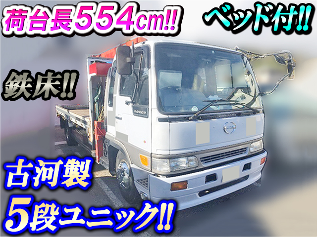 HINO Ranger Truck (With 5 Steps Of Unic Cranes) KC-FD1JLBA 1997 318,576km